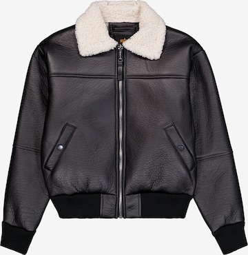 melns ALPHA INDUSTRIES Ziemas jaka: no priekšpuses