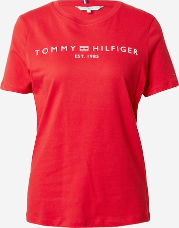 TOMMY HILFIGER Μπλουζάκι σε κόκκινο: μπροστά