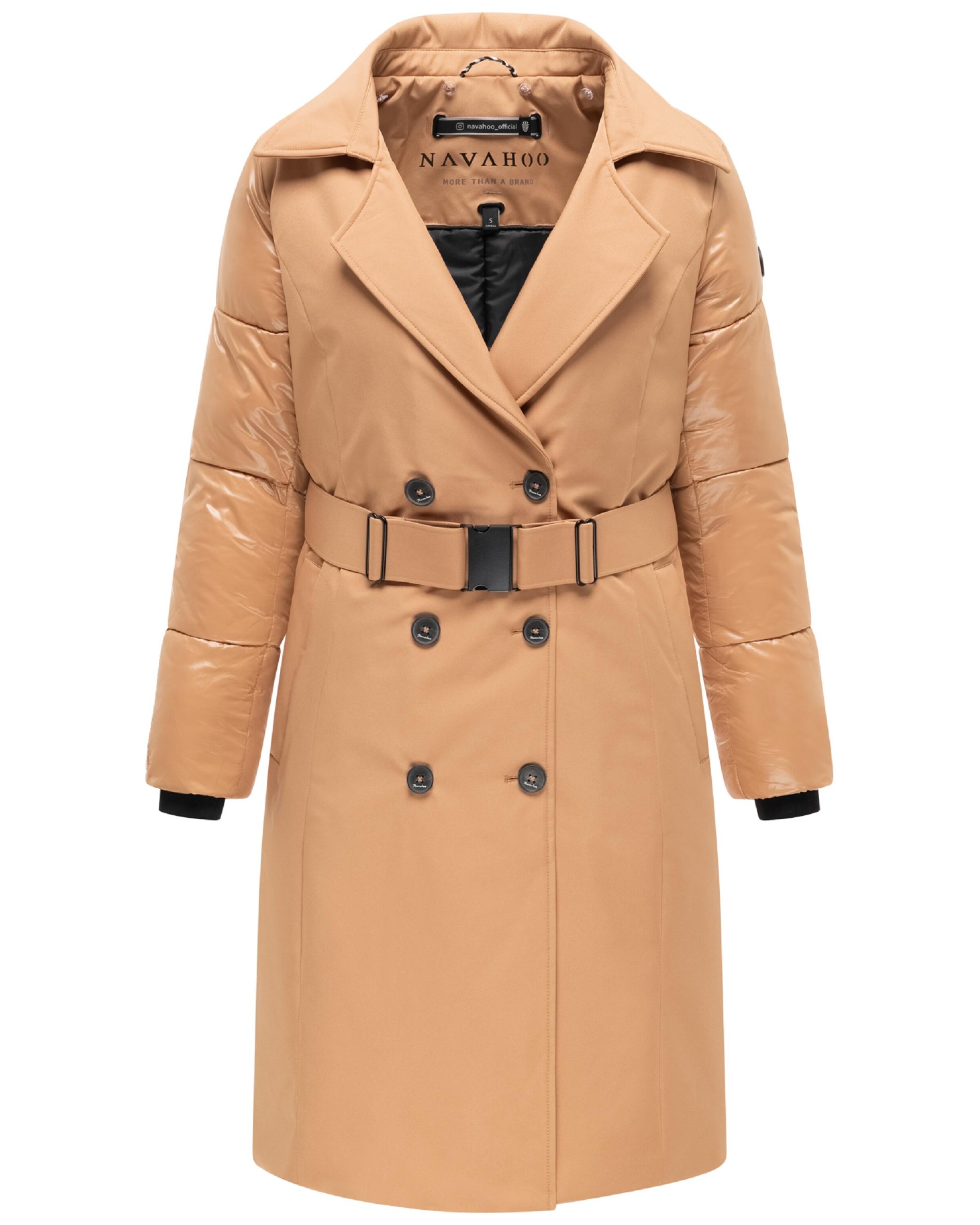 NAVAHOO Winter coat 'City-Glow 14' in Beige