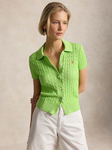 Polo Ralph Lauren Pletena jopa | zelena barva: sprednja stran