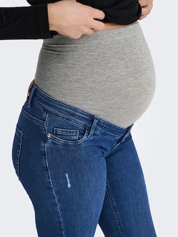 Only Maternity Flared Jeans 'OLMBlush' i blå