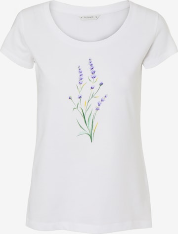 T-shirt 'ANTONIA' TATUUM en blanc : devant