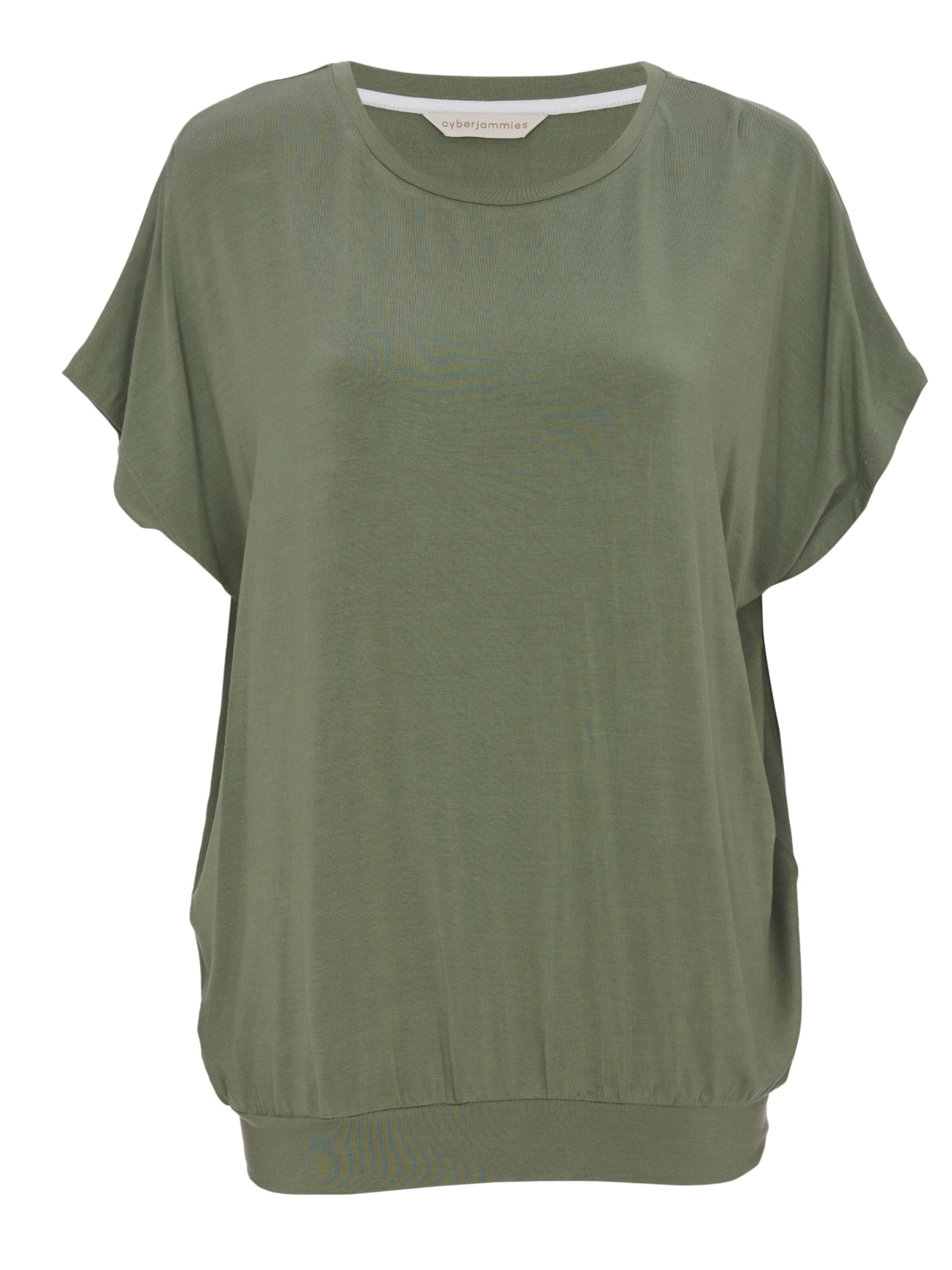 Cyberjammies Slaapshirt 'Lea' in Groen: voorkant