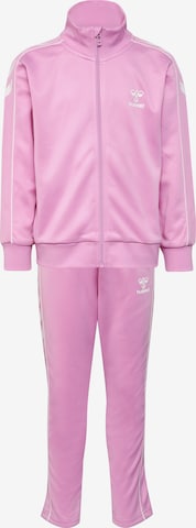 Hummel Trainingspak 'Track' in Roze: voorkant