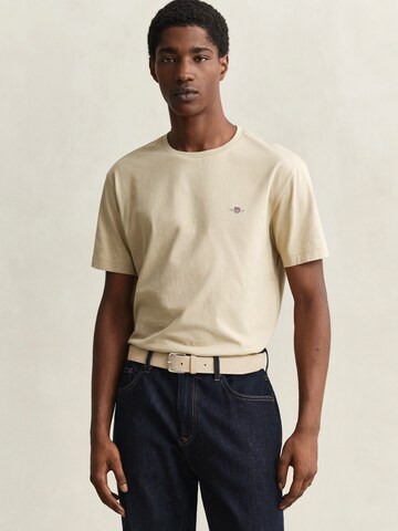 bēšs GANT T-Krekls: no priekšpuses