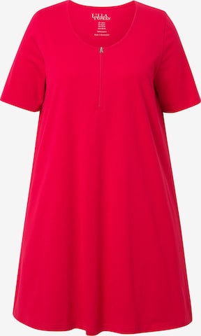 Ulla Popken Longshirt in Rot: Vorderseite