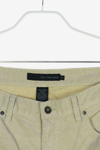 Calvin Klein Jeans Cordhose 34 in Beige