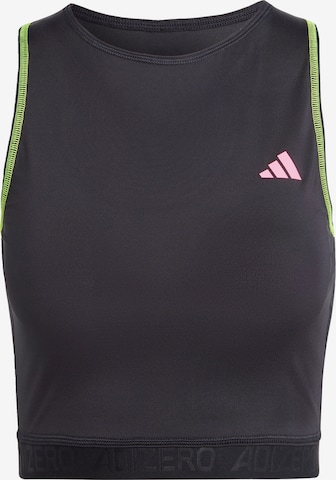 Haut de sport ADIDAS PERFORMANCE en noir : devant