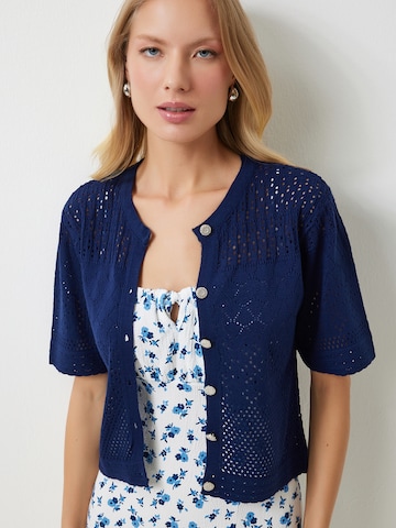 Happiness İstanbulKardigan - plava boja: prednji dio