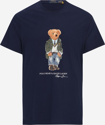 T-Shirt Polo Ralph Lauren Big & Tall en bleu : devant