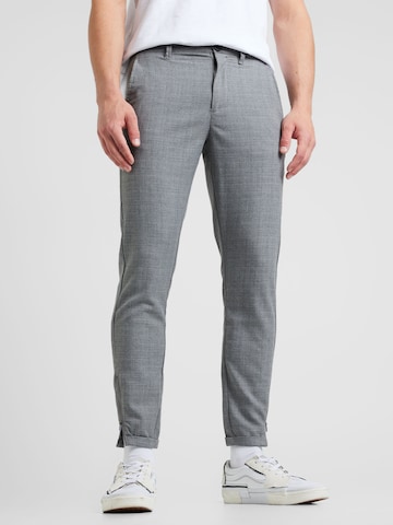 Coupe slim Pantalon GABBA en gris : devant