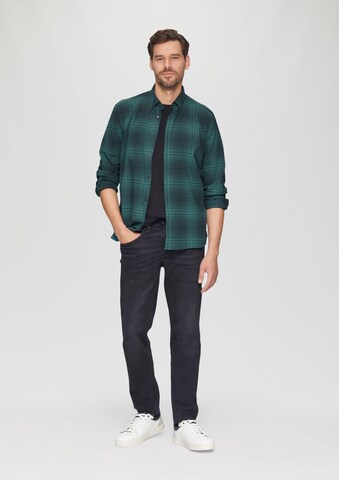 s.Oliver Regular fit Button Up Shirt in Blue