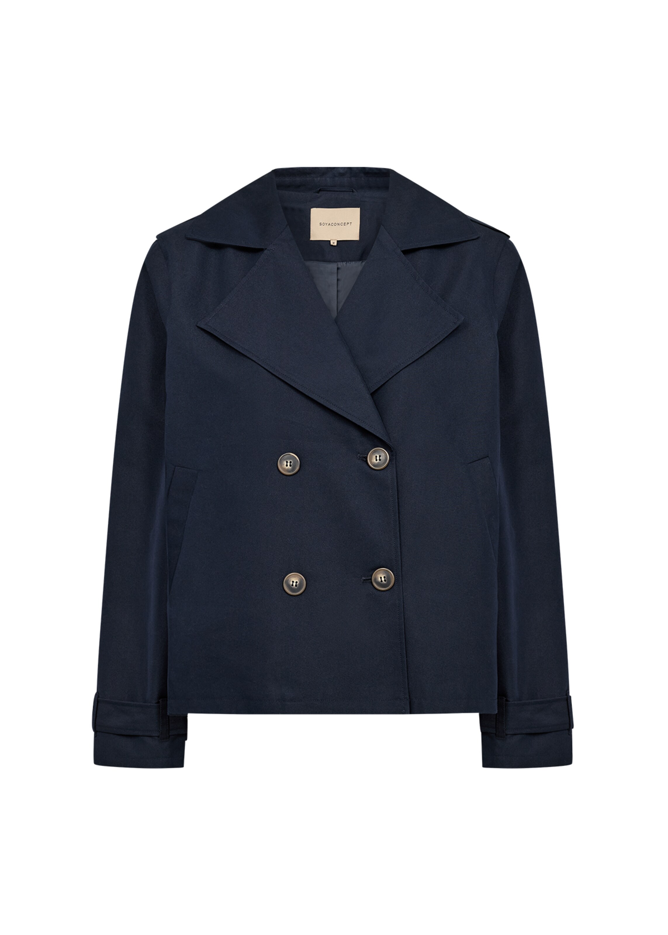 Soyaconcept Between-Season Jacket 'Amanda 1' in Blue: front