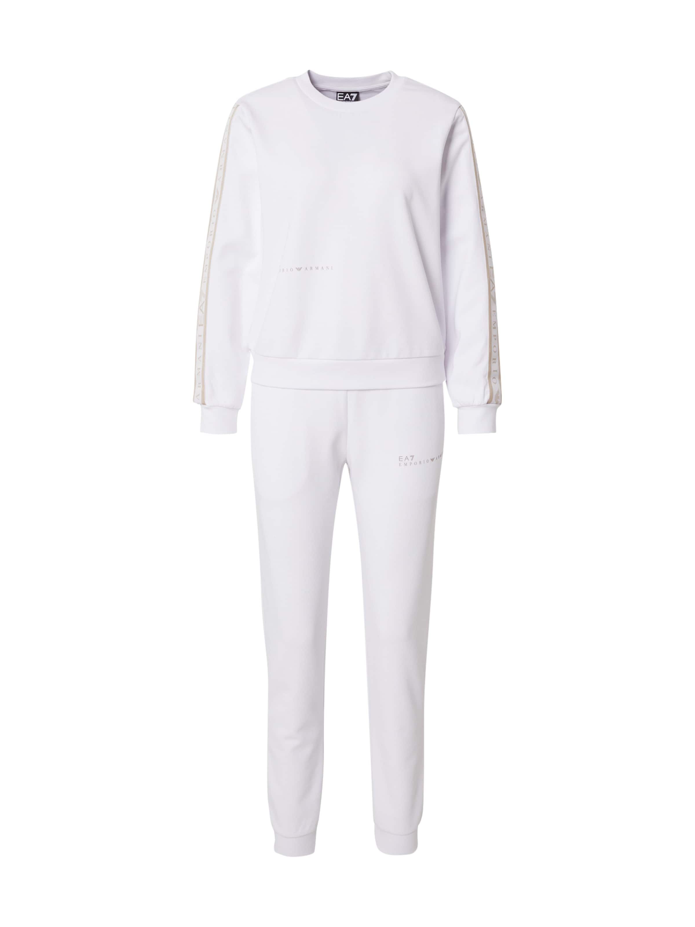 EA7 Emporio Armani Костюм для бега в Белый: спереди