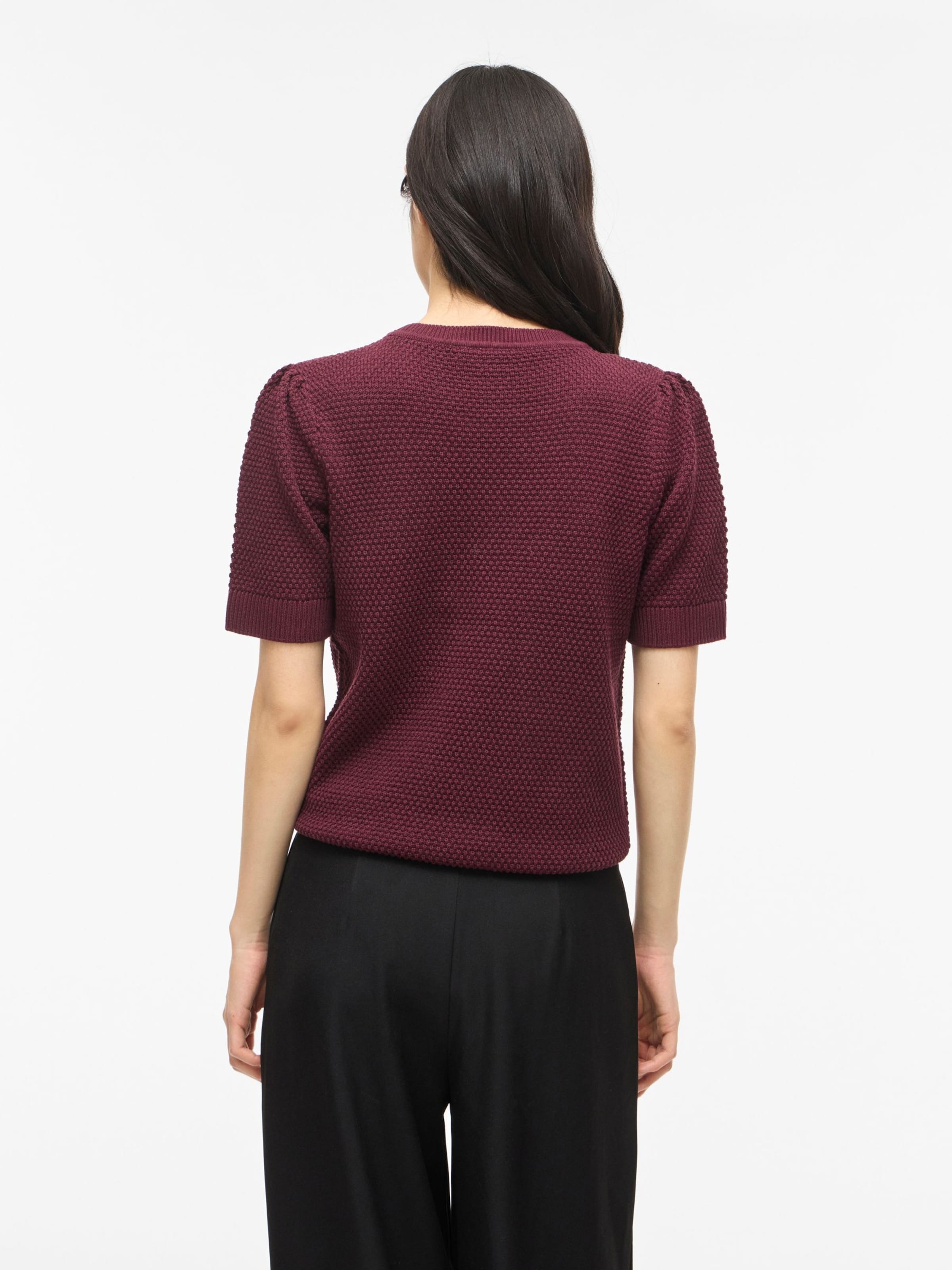 VILA Sweater 'VIDalo' in Red