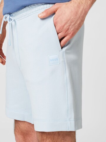 BOSS Regular Pants 'Sewalk' in Blue