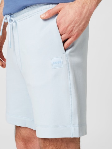 BOSS Black Regular Shorts 'Sewalk' in Blau