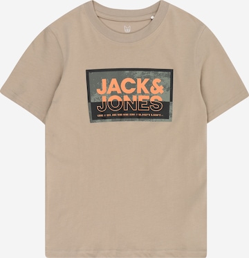 Jack & Jones Junior Póló 'LOGAN' - bézs: elől