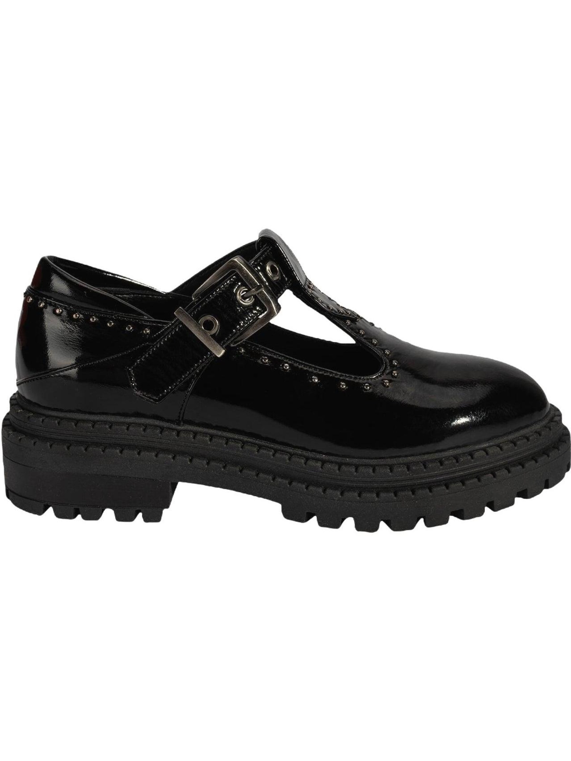 Desa Slip-ons in Black: front