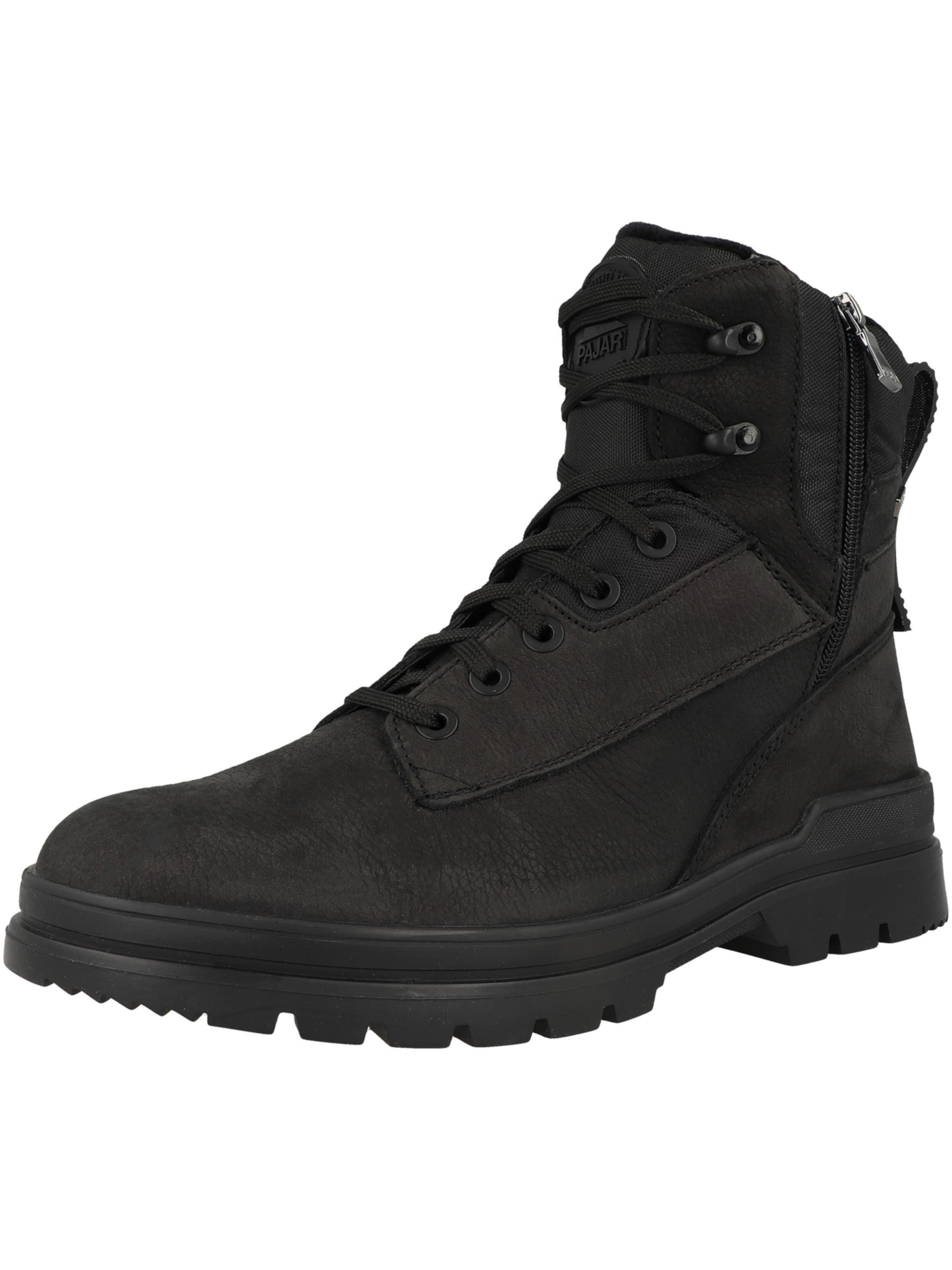 Boots stringati 'Maddox' di Pajar Canada in nero: frontale