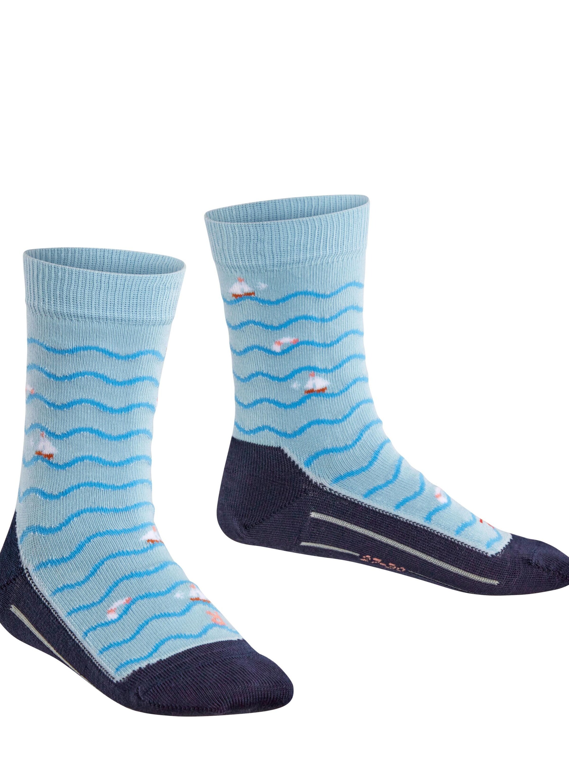 FALKE Socks 'Active Sailing Boats' in Blue