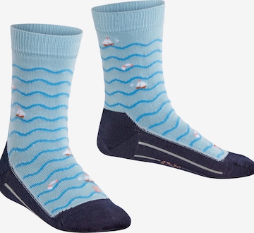 FALKE Socks 'Active Sailing Boats' in Blue: front