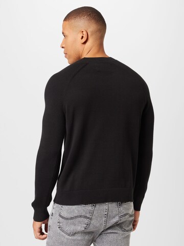 Calvin Klein Jeans Пуловер 'DRIVER' в черно