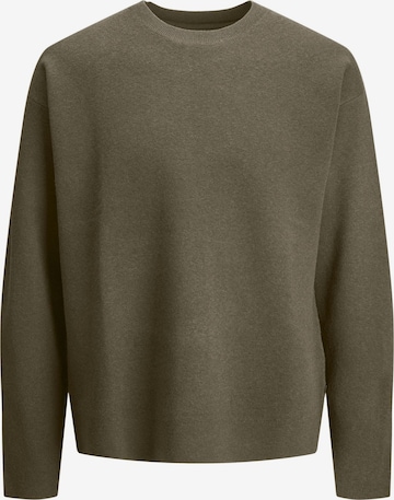 JACK & JONES Sweater in Green: front