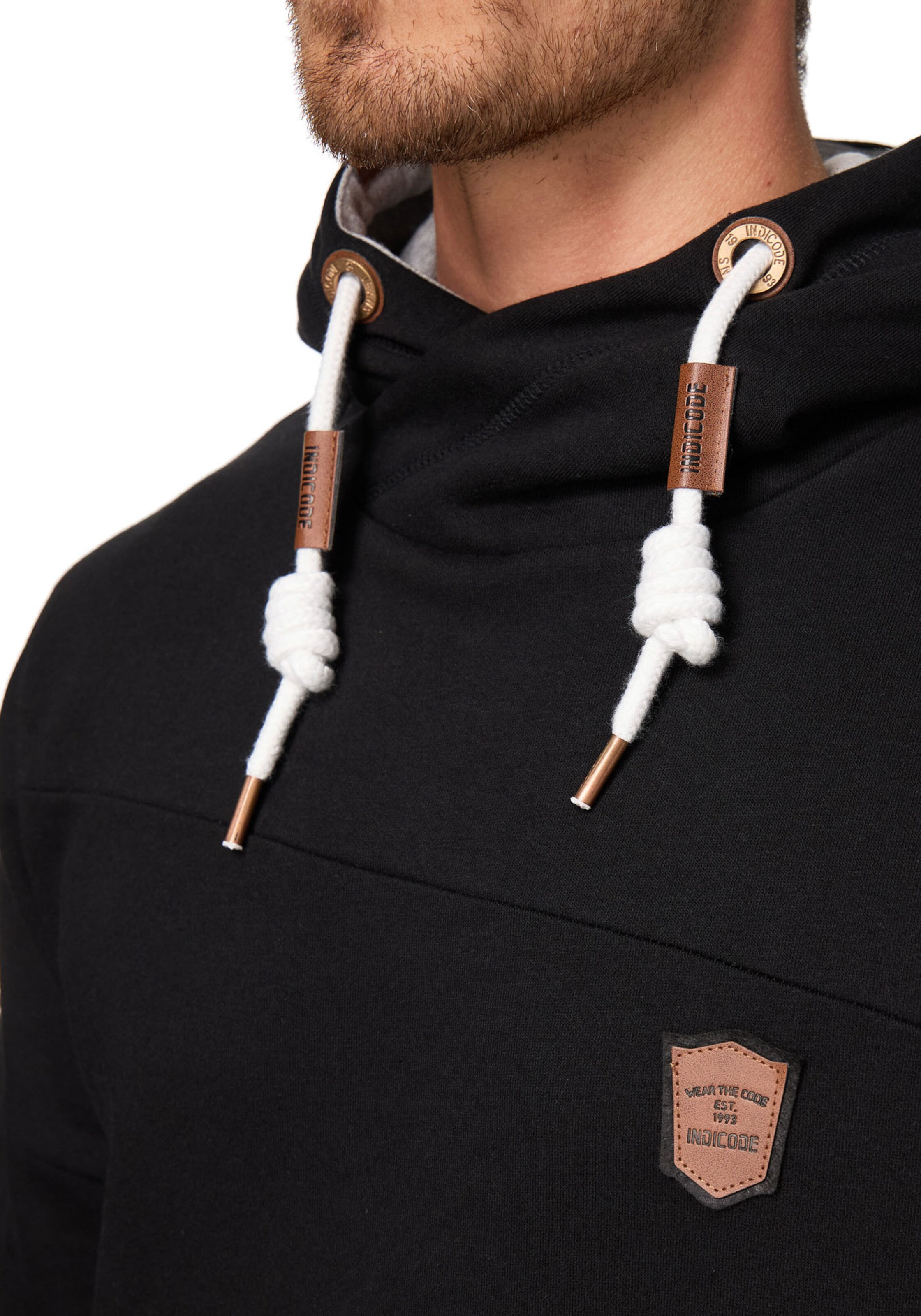 INDICODE JEANS Sweatshirt in Schwarz