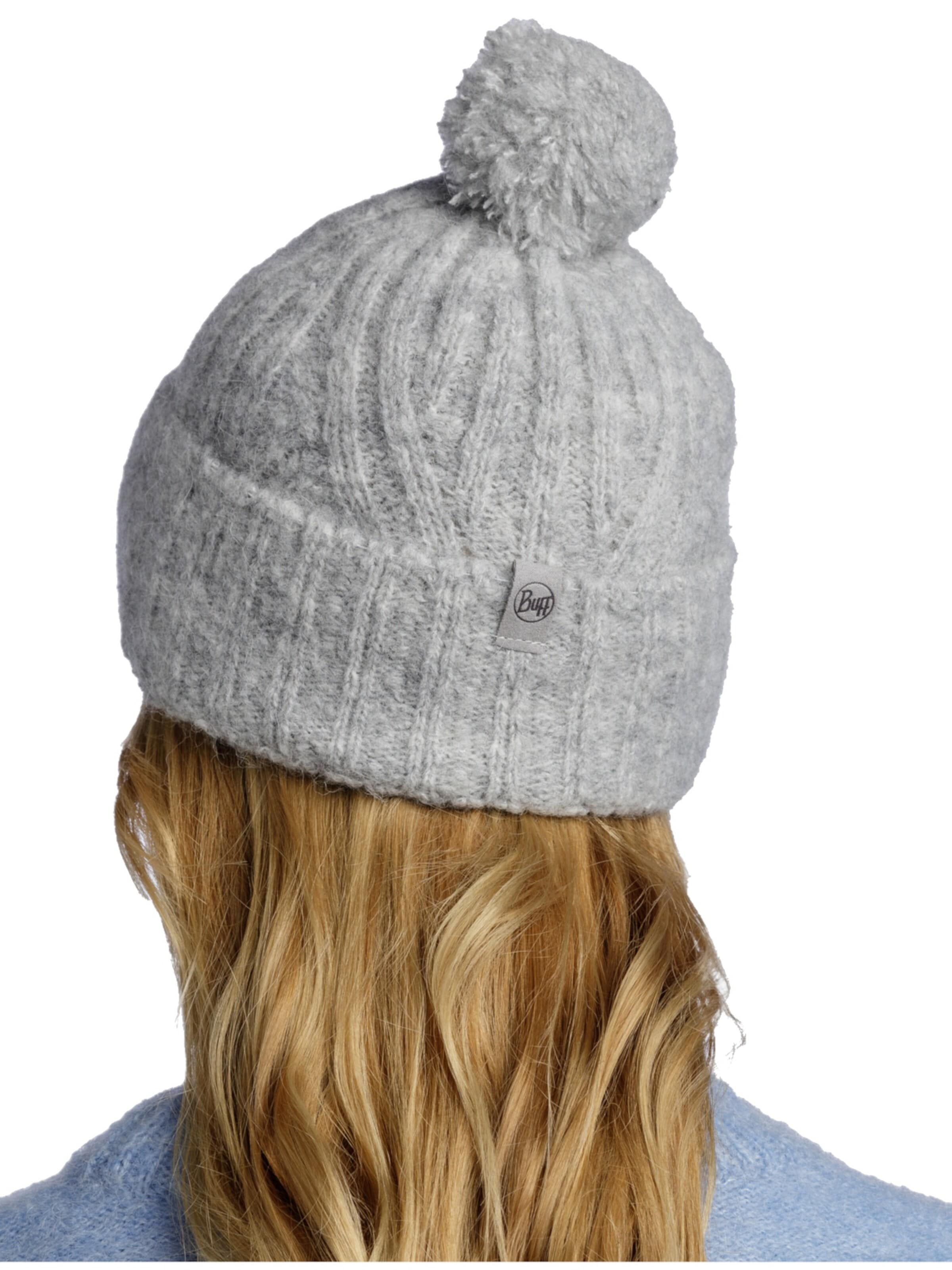 Bonnet 'Buff Nerla Knitted Hat Beanie' BUFF en gris