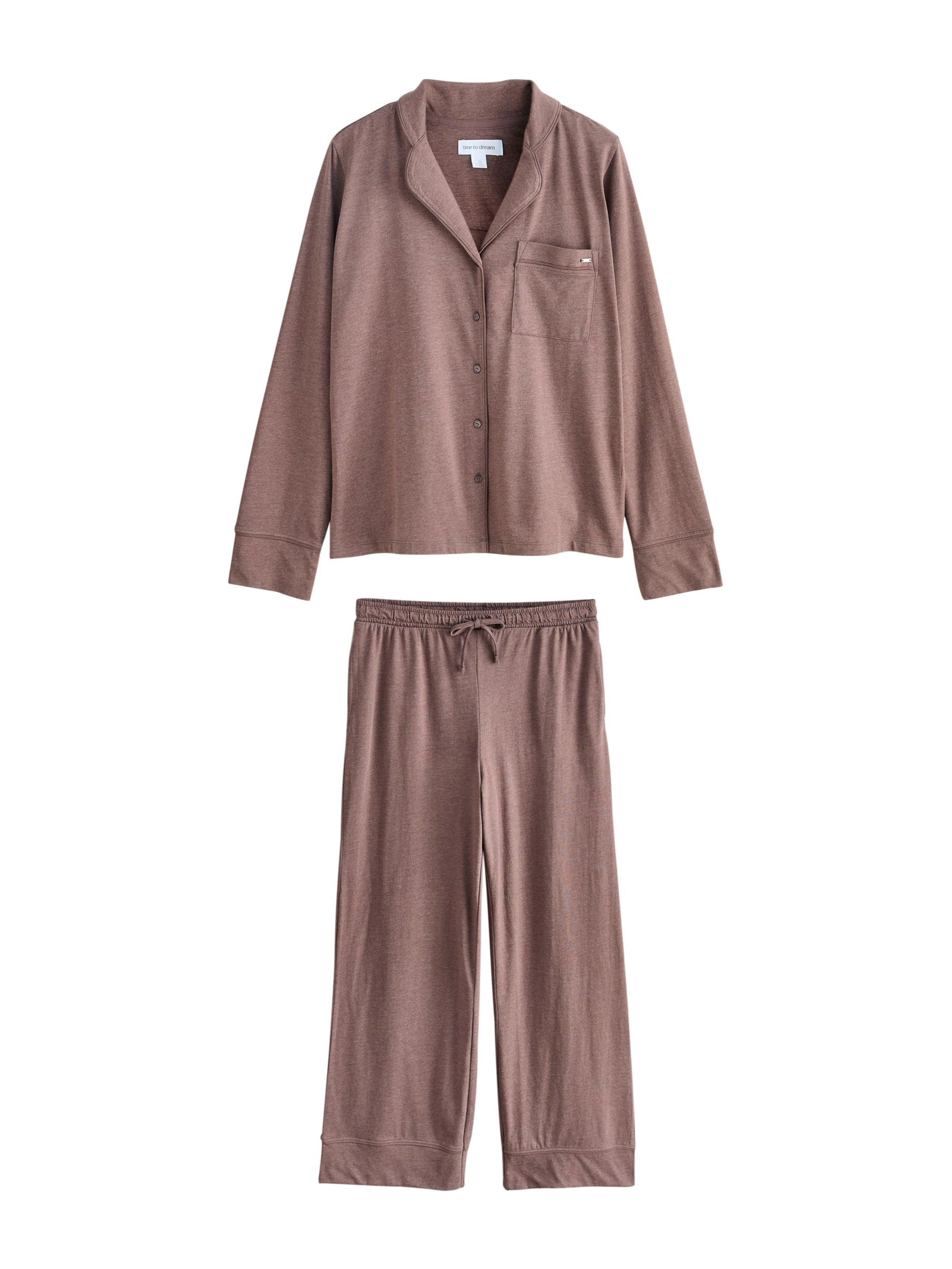 Next Pyjamas i brun: forside