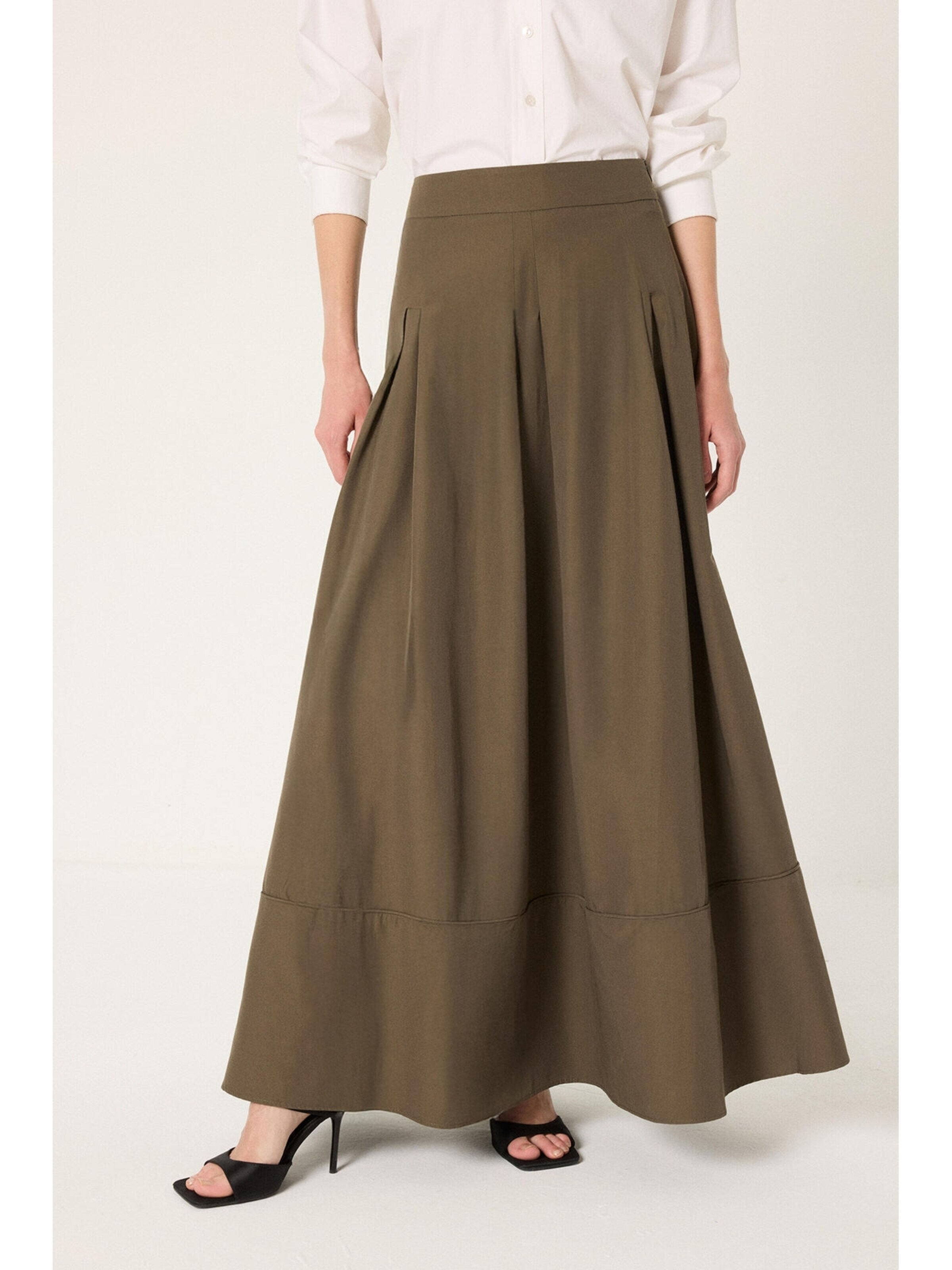Touché Privé Rock 'A Line Skirt With Pocket Detail'‌‌‌‌‌‌‌‌‌‌ in Grün