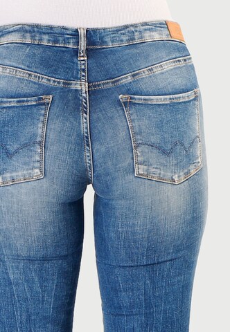 Le Temps Des Cerises Skinny Jeans 'POWERC' in Blau