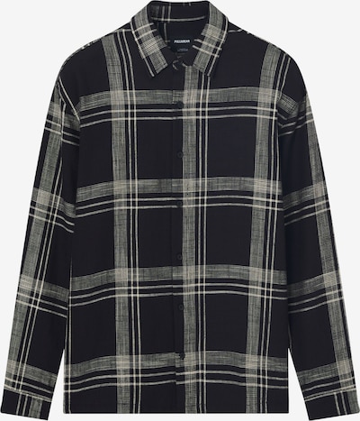 Pull&Bear Button Up Shirt in Grey / Black, Item view
