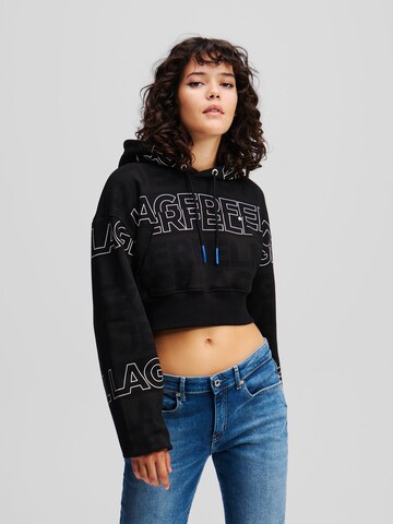 KARL LAGERFELD JEANS - Sudadera en negro: frente