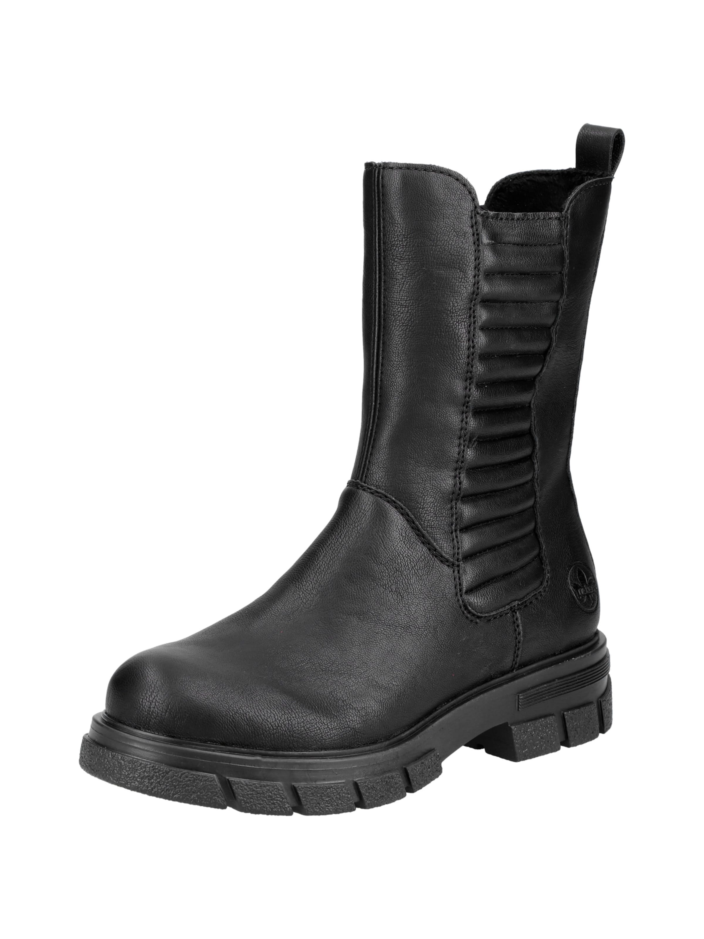 Rieker Boots in Schwarz: Vorderseite