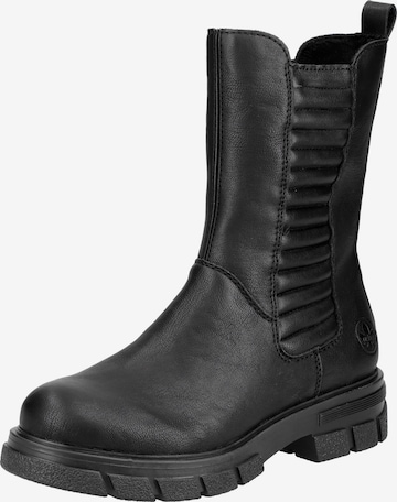 Rieker Boots in Black: front