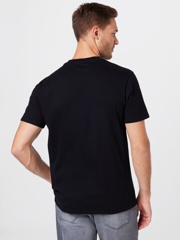 EDWIN Regular Fit T-Shirt in Schwarz