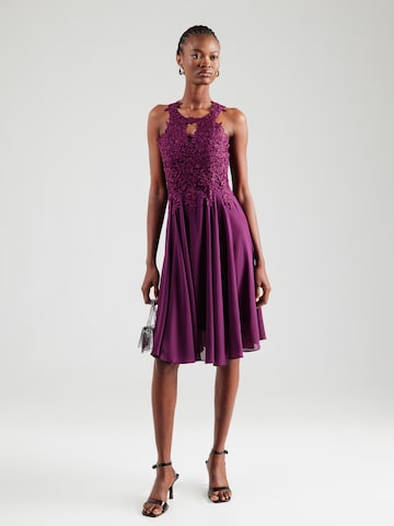 APART Cocktail Dress in Purple: front