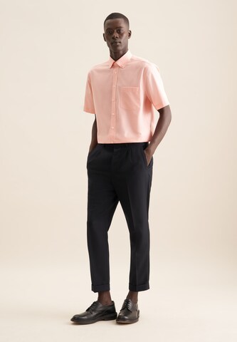 SEIDENSTICKER Regular Fit Hemd in Orange