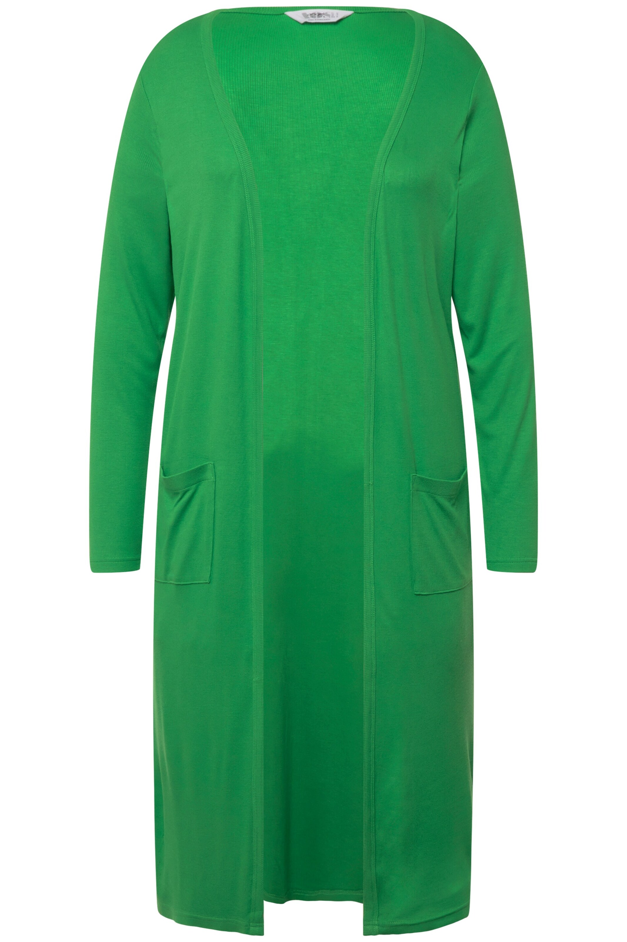 Janet & Joyce Knit cardigan in Green: front