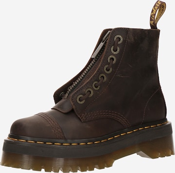 Dr. Martens Nauhasaappaat 'Sinclair 8 Eye' värissä ruskea: etupuoli