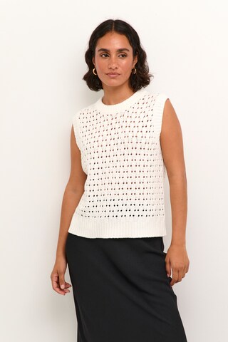 Kaffe Sweater 'Silja' in White: front