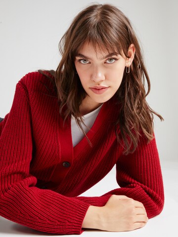 ABOUT YOU Knit Cardigan 'Sana' in Red