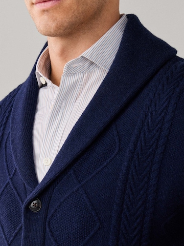 Hackett London Strickjacke in Blau