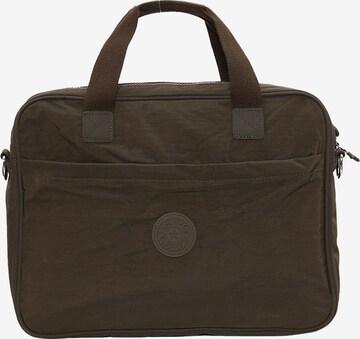 Sac d’ordinateur portable Mindesa en marron : devant