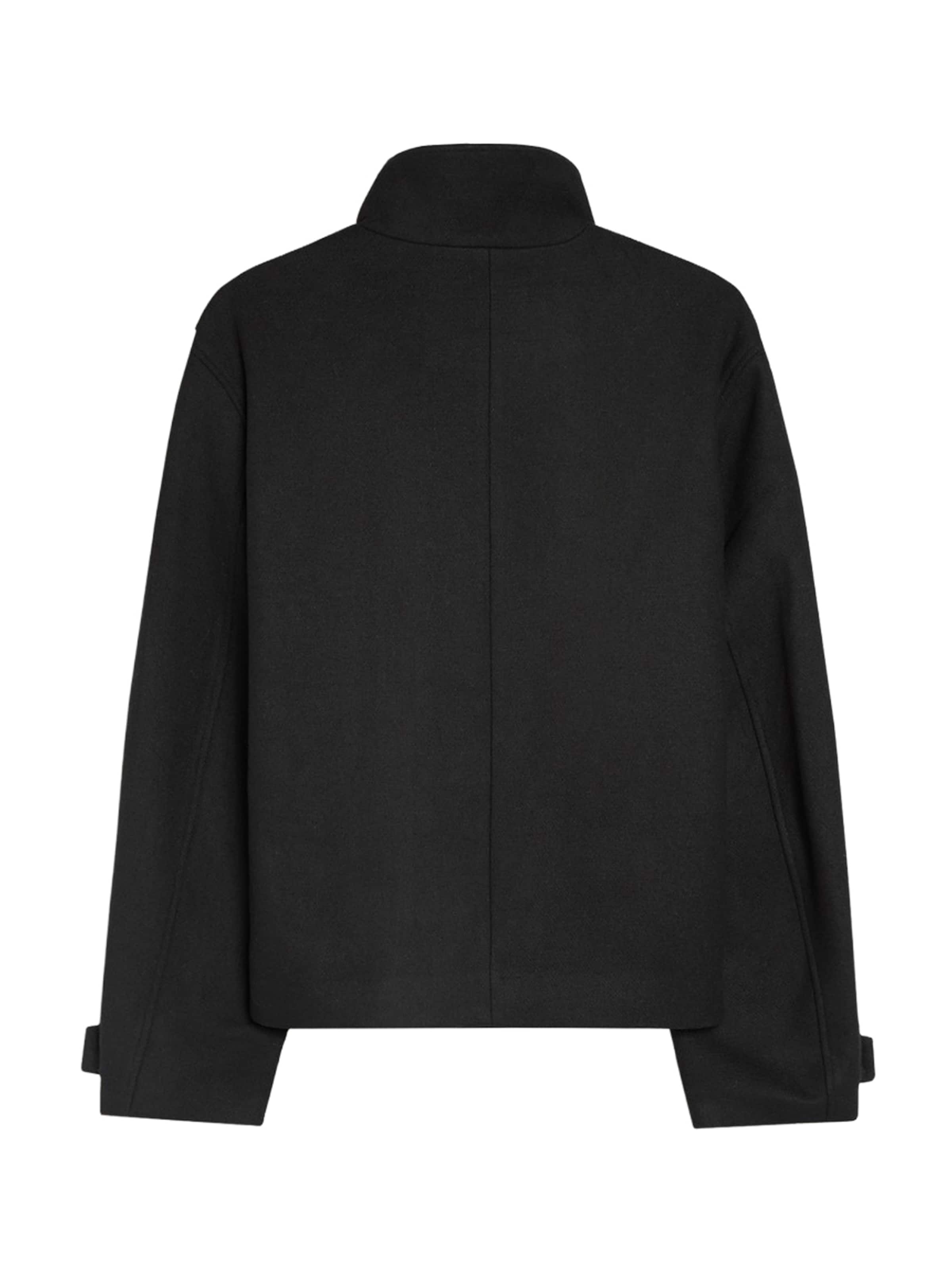 Veste mi-saison Bershka en noir