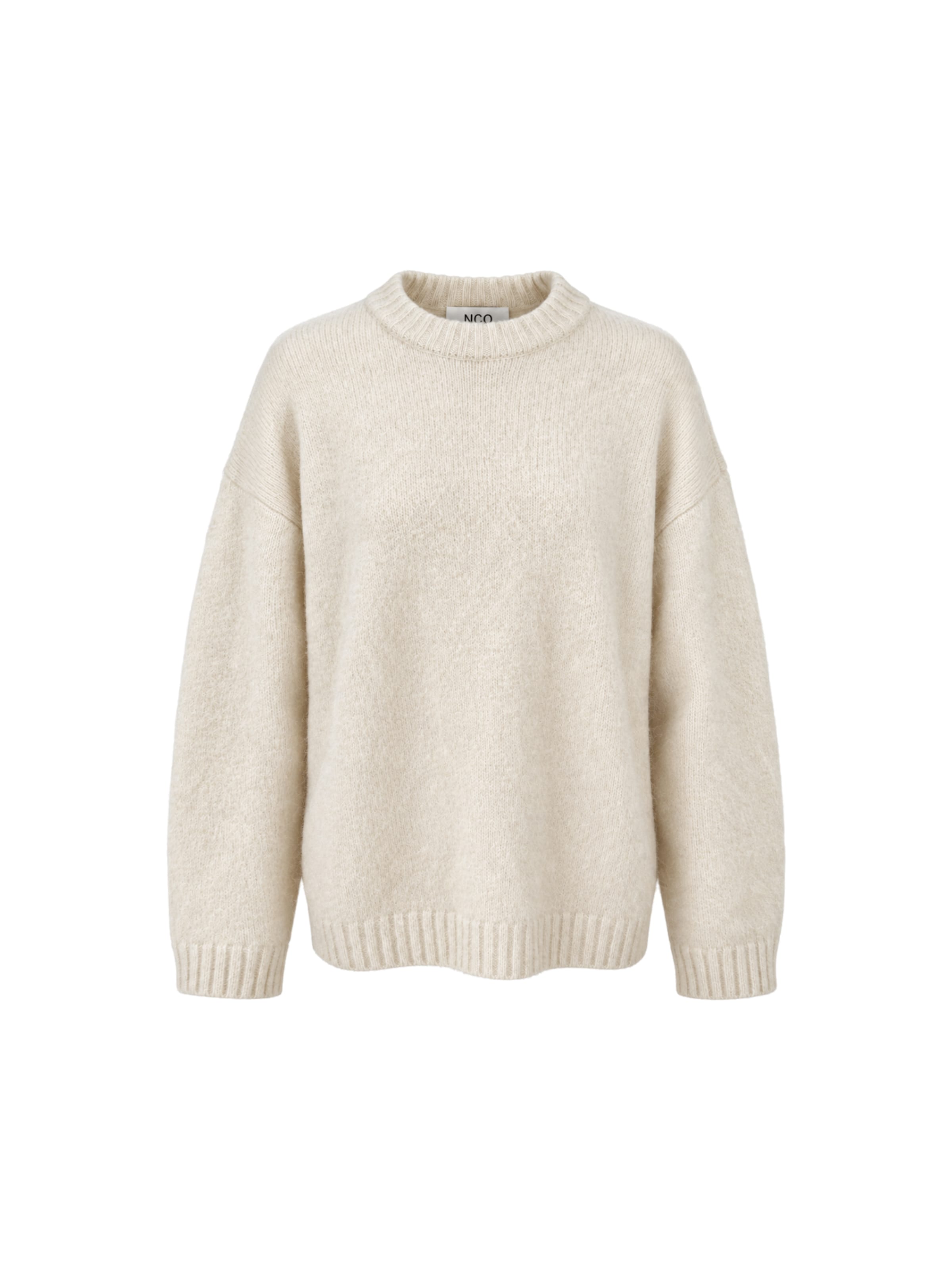Pullover di NCO in bianco: frontale