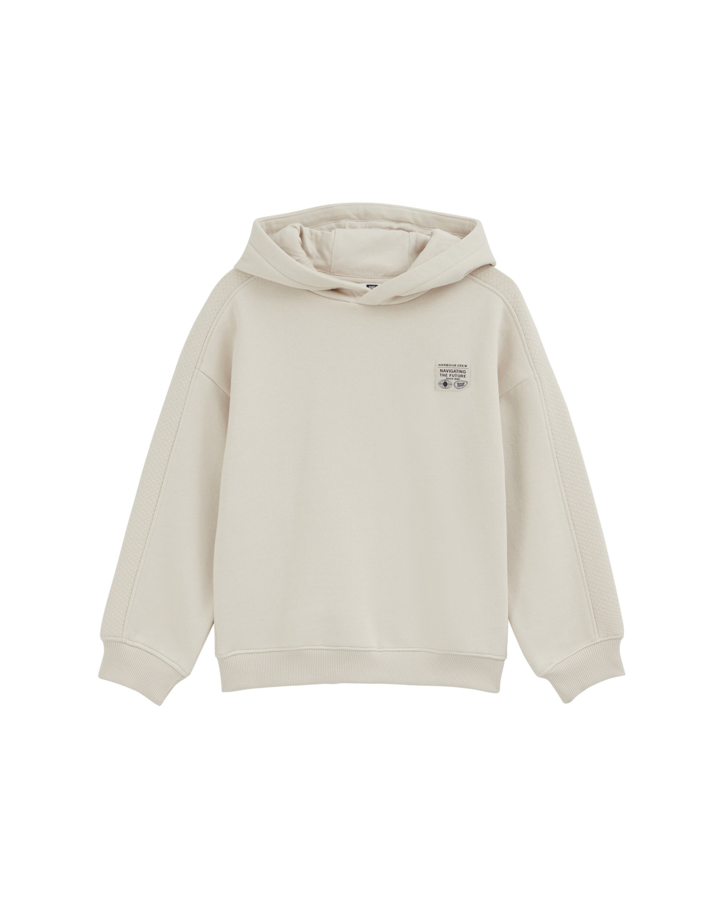 WE Fashion Свитер в Бежевый: спереди