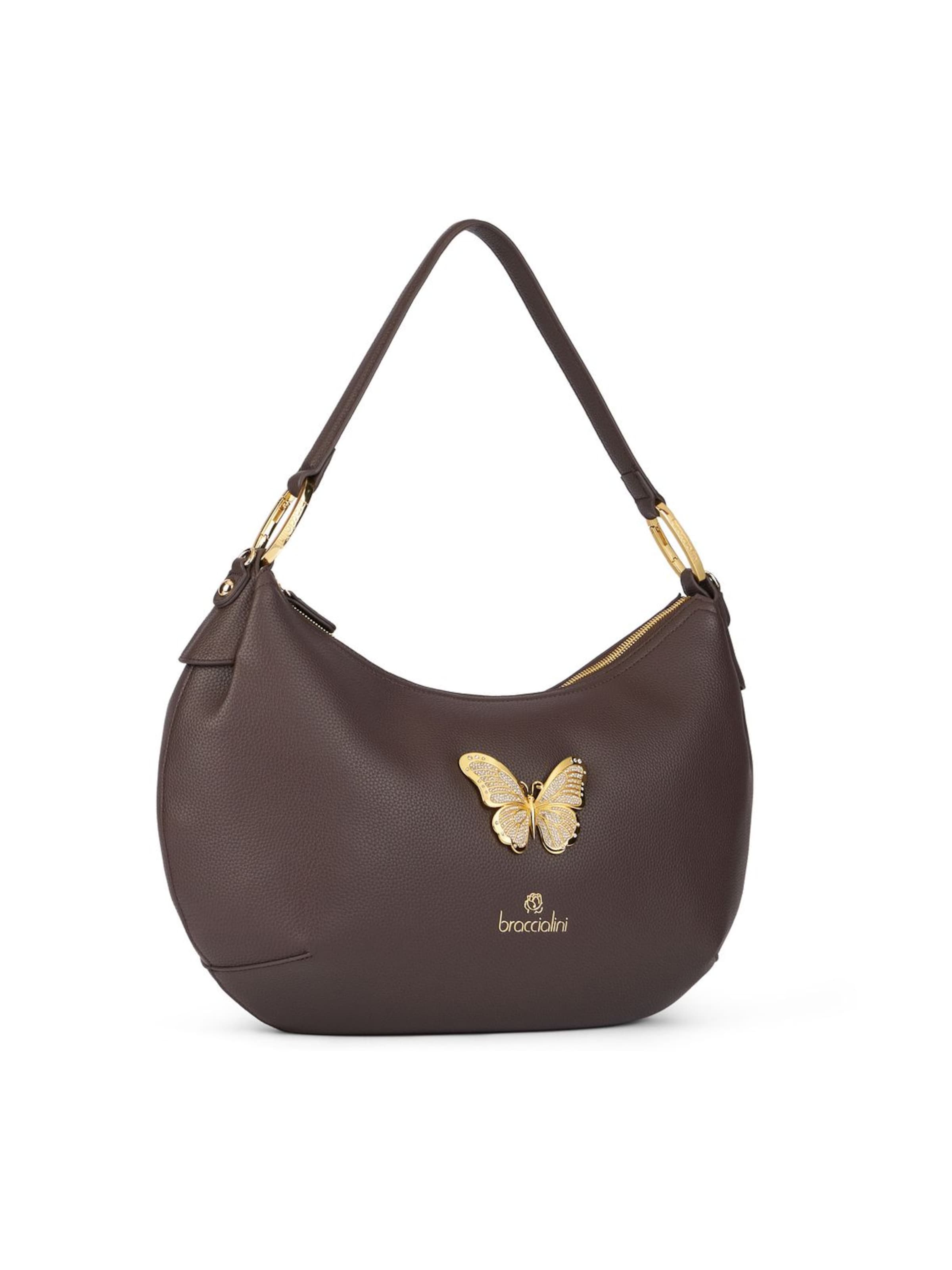 Braccialini Handtasche 'Beth Jewels'‌‌‌‌‌‌ in Braun
